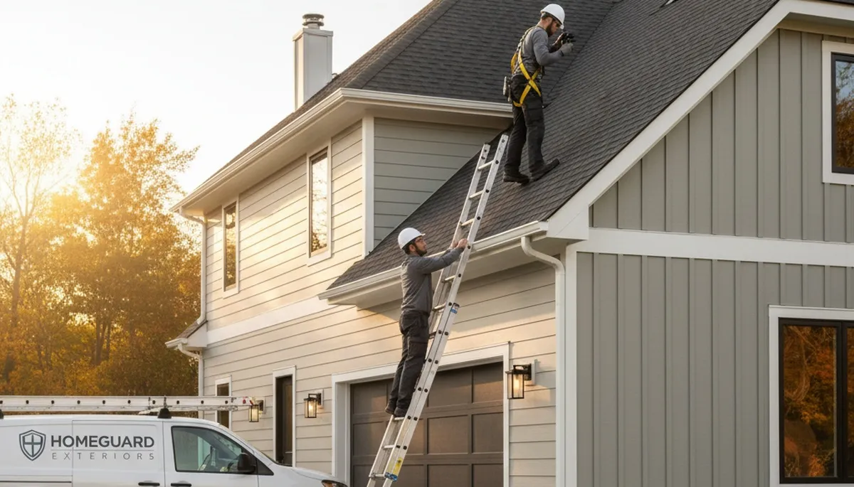 Professional roof inspection in Memphis, TN for vinyl siding and exterior storm damage assessment
