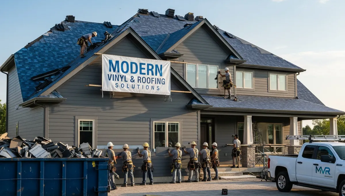 Professional roof replacement and vinyl siding experts in Memphis, TN improving home durability