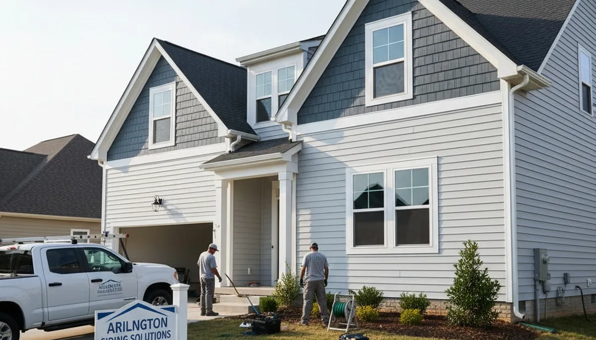 Professional vinyl siding installation on home exterior in Memphis, TN