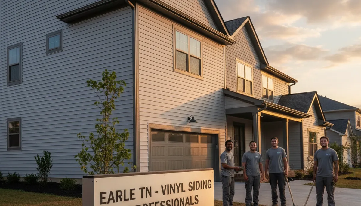 Professional vinyl siding installation on home exterior in Memphis, TN