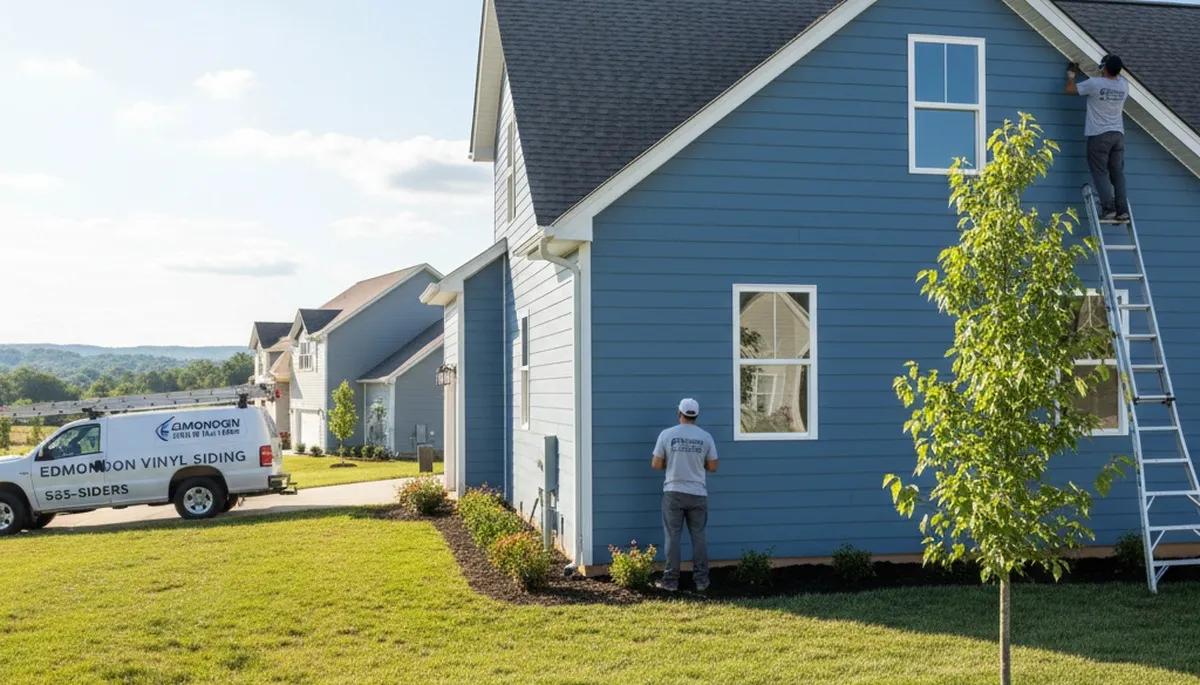 Professional vinyl siding installation on Memphis TN home exterior by local siding experts