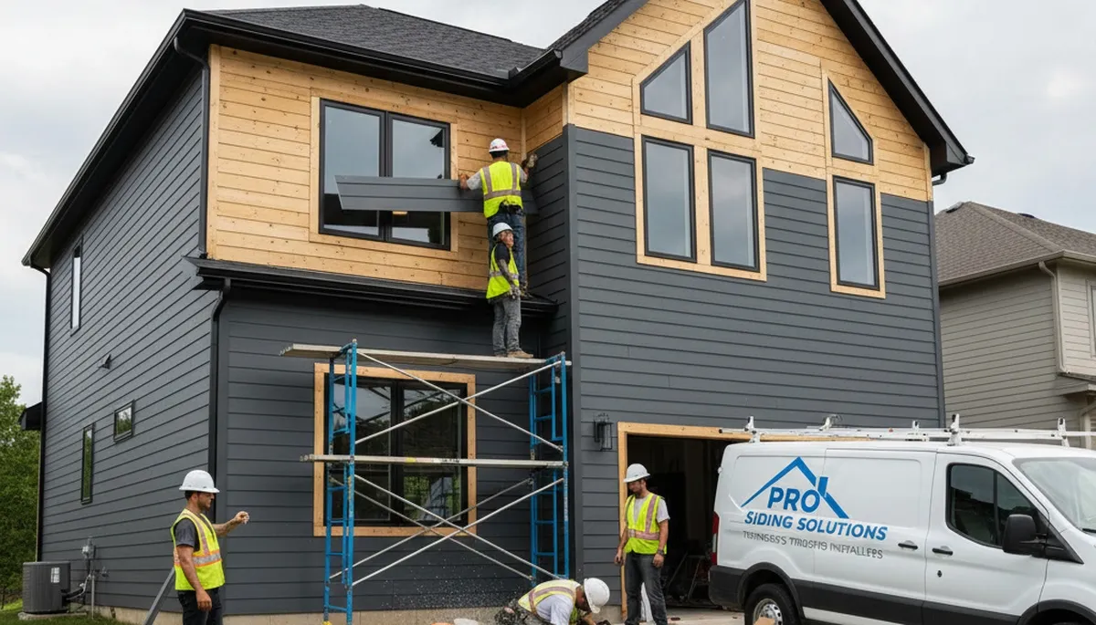 Professional vinyl siding installation on home exterior in Memphis, TN
